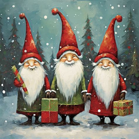 Christmas Gnome Art Free Stock Photo Public Domain Pictures