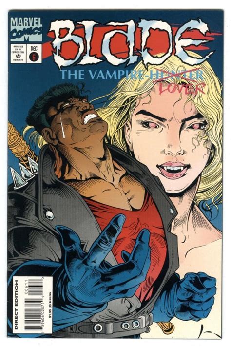 Blade The Vampire Hunter 6 Marvel 1994 The Vampire Lover Horror