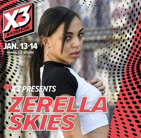 All Adult Network Zerella Skies Appearing At X3 This Weekend In Hollywood
