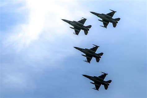 Fighter Jets In Formation Stock Photo Download Image Now Istock