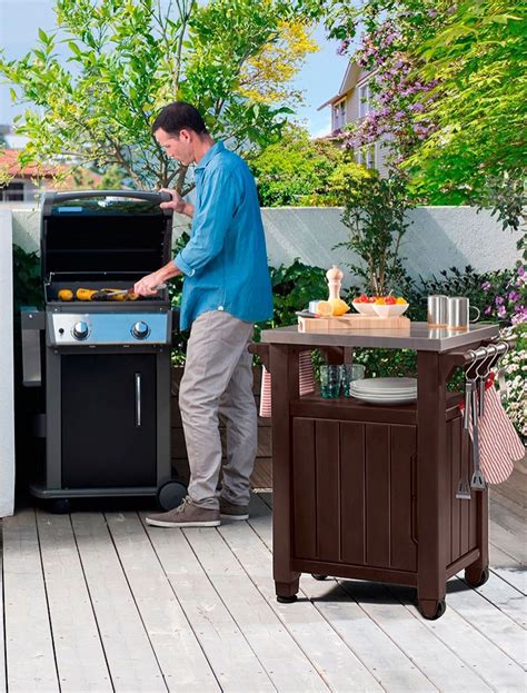 Outdoor Cooking Tools And Accessories Outdoor Prep Station Serving Bbq