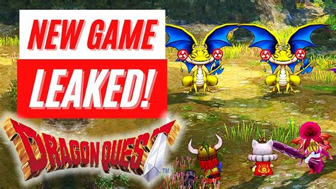 New Dragon Quest Game Leak Gameplay Trailer Dragon Quest X Offline Nintendo Switch 2 ドラゴンクエストx