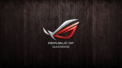 Republic Of Gamers Asus Rog Neon Logo Asus Neon Logo Abstract Wallpaper