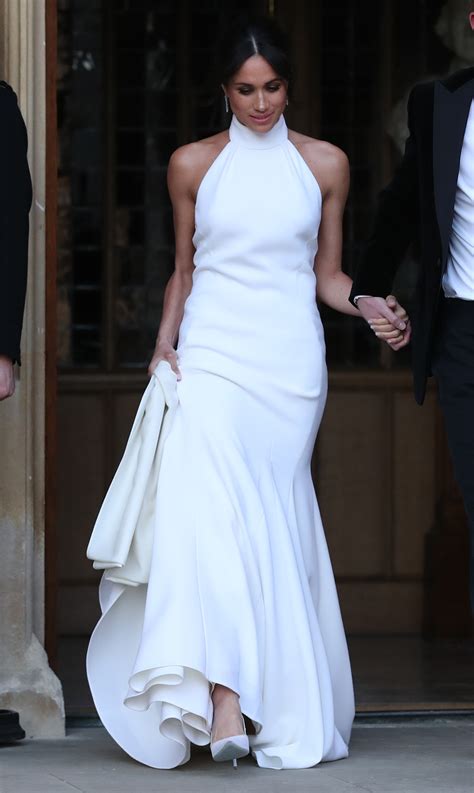 .givenchy wedding dress was unbelievably chic and timeless, i think i preferred her second wedding dress by stella mccartney. Stella McCartney Bridal Gown | Meghan Maven