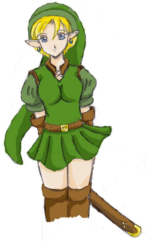 Female Link 2 Color By Hope Tsukikage On Deviantart
