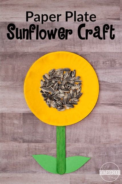 Sunflower Craft With Paper Plates