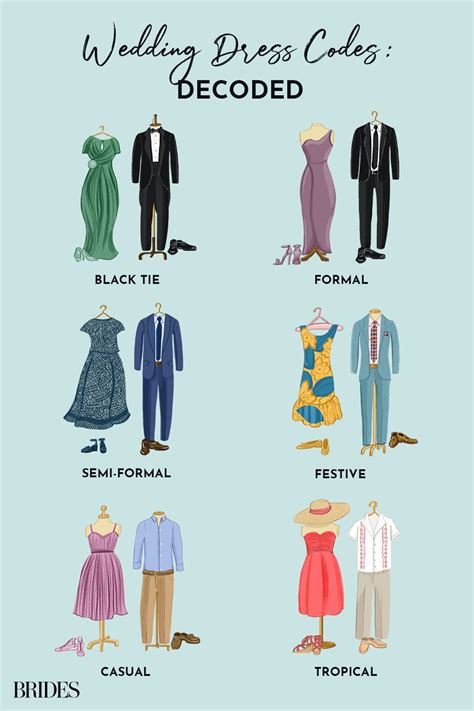 Every Wedding Guest Dress Code Explained Casual Wedding Attire