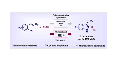 Photoredox Catalysis Toward Sulfenylindole Synthesis Through A