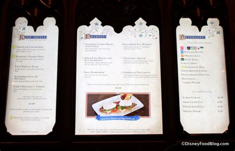 Full Everything On The Menu Review Breakfast At Magic Kingdoms Be
