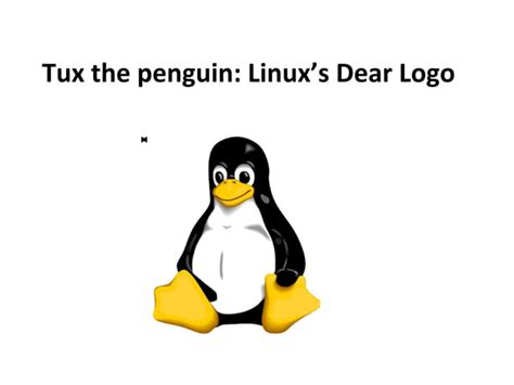 History Of Linux Ppt
