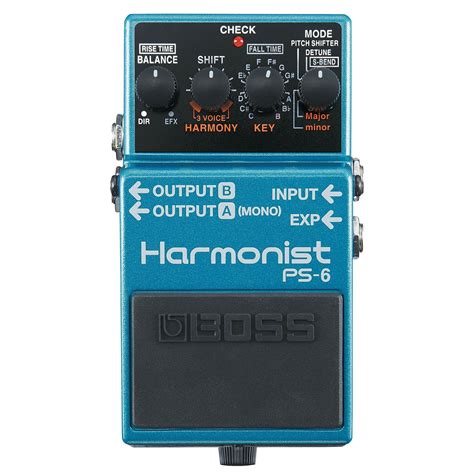 Boss Pitch Single Effect Harmonist 3 Modes Pedal Guitar Effects Stompbox Blue