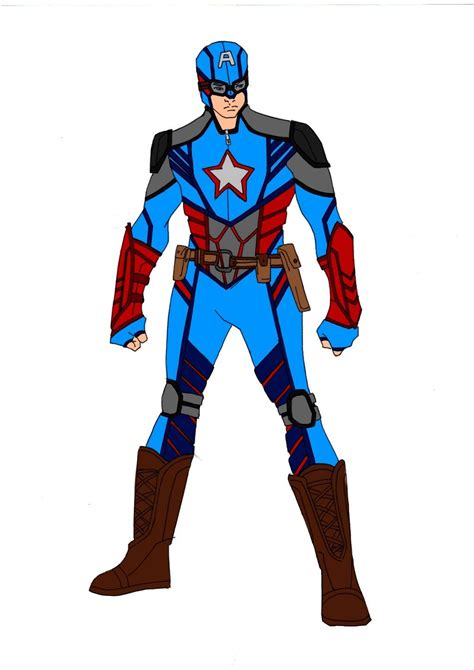 Captain America Redesign By Comicbookguy54321 On Deviantart Captain