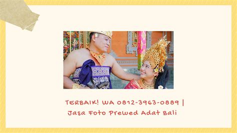 Recommended Wa 081239630889 Jasa Foto Pakai Baju Adat Bali By