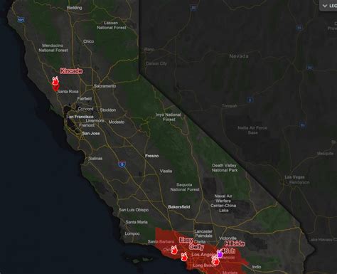 California Fire Maps And Evacuations Near Me Today Oct 31