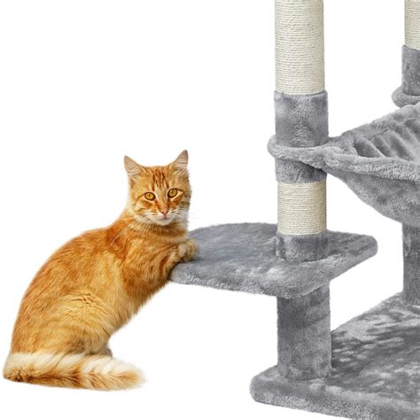 Yaheetech 150cm Large Cat Tree Tower Cat Scratching Posts With Condos