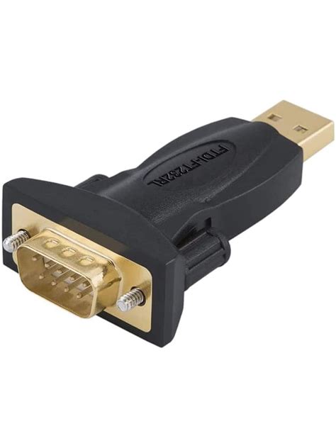 Buy Cablecreation Usb To Rs232 Adapter With Ftdi Chipset Usb To Rs232