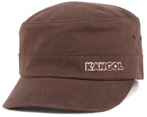 Cotton Twill Army Cap Brown Flexfit Kangol Caps Uk