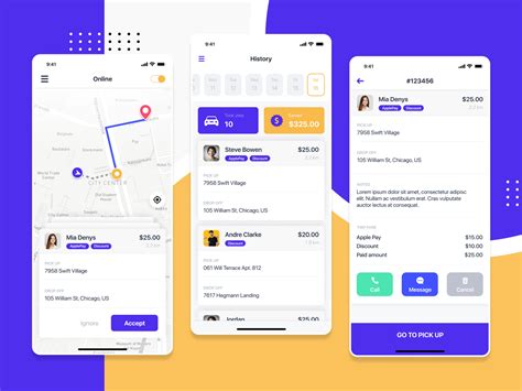 Cabsapp Designs Themes Templates And Downloadable Graphic Elements On Dribbble