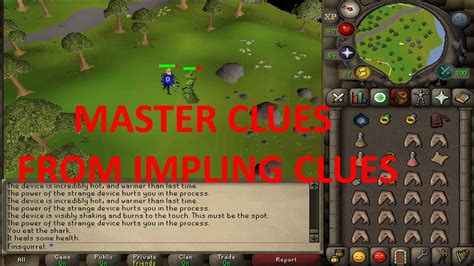 Old School Runescape Master Clues From Impling Clues Youtube