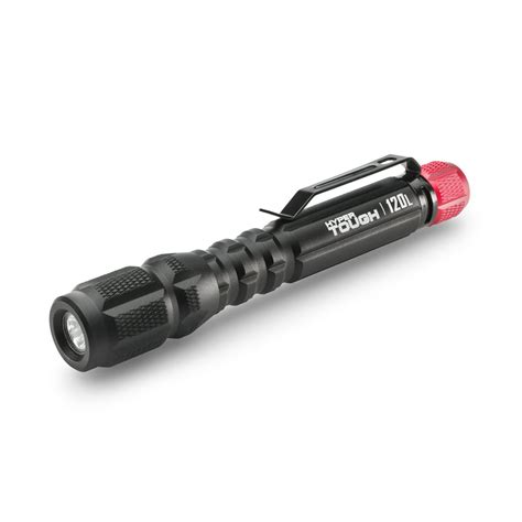 Hyper Tough 120 Lumen Led Pen Light Batteries Included Black