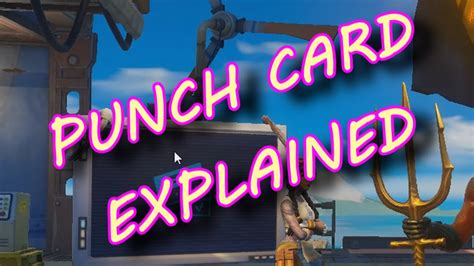 There was 1 punch card showing that isn't enabled (power hungry) so i removed it from the list, and i added the letters/sorting #fortnite. Punch Cards Explained - Fortnite Season 3 Chapter 2 - YouTube