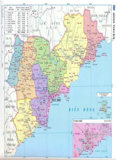 Với tên gọi là hội đồng xổ số kiến thiết tỉnh thuận hải trực thuộc ty tài chánh. Bản đồ hành chính Bình Thuận