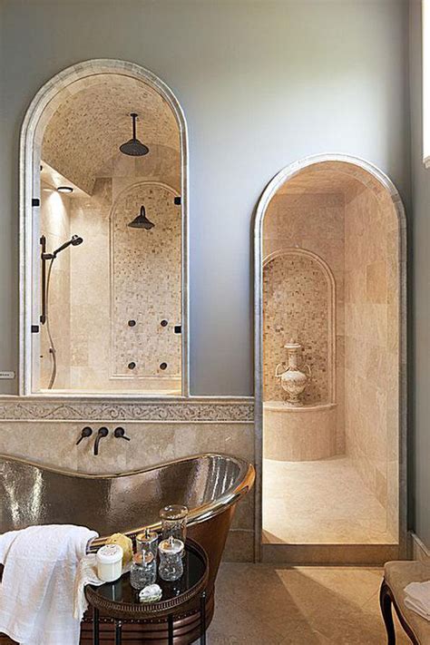 Luxury Shower Inspiration Luxuryshower Old World Bathroom Master Bathroom Roman Bathroom