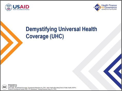 Demystifying Universal Health Coverage Hfg