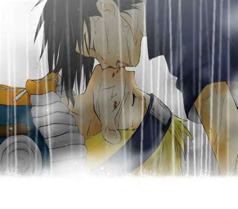 Naruto And Sasuke Kissing By ~tinybabii On Deviantart Sasunaru Anime