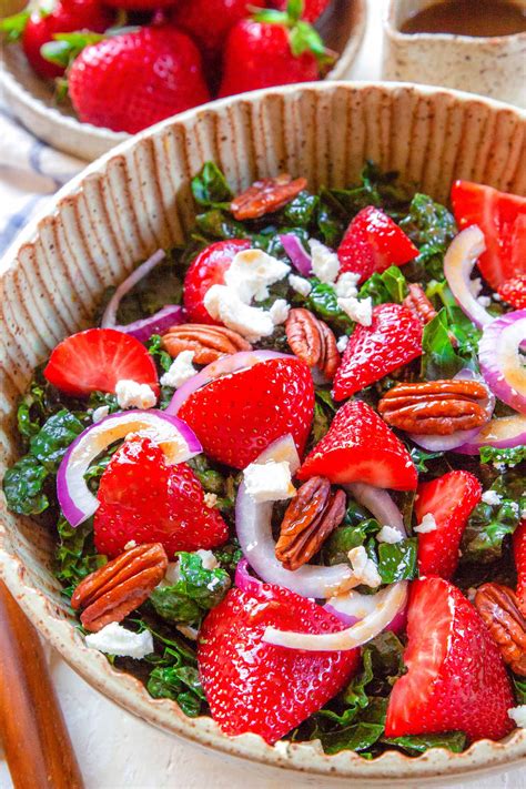 Kale Strawberry Salad Lead 7 Millers Food Market