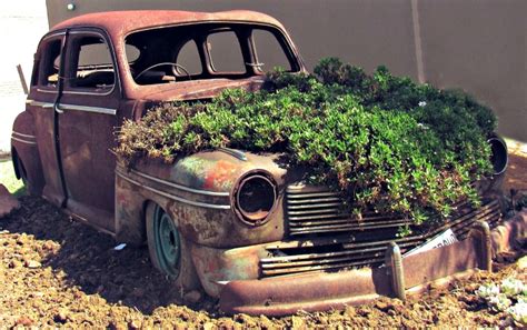 Considerations before having a plant in your car. Succulent planters - 25 Fun Looks that Show you can Plant ...