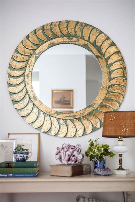 Before And After Brightening Up A Space With A Statement Mirror October