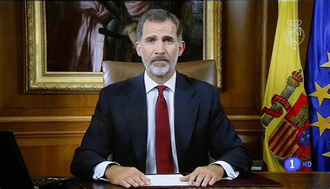 Rey De España El Rey Felipe Vi Acusa A Los Independentistas Catalanes