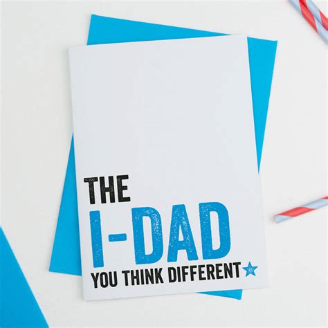 The I Dad Fathers Day Card By A Is For Alphabet