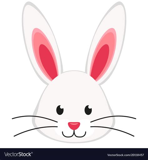 Download in under 30 seconds. Cartoon rabbit bunny face icon poster Royalty Free Vector