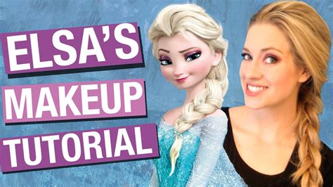 Elsas Purple Makeup Tutorial Frozen Friday 8 Elsa Hair Elsa