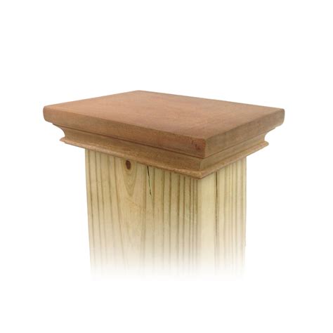 Wood Post Caps And Deck Tops 4x4 5x5 6x6 4x6 Copper Tops Usa