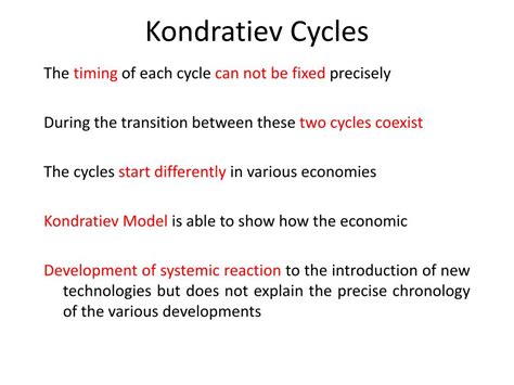 Ppt Innovation Technology And Long Cycles Of Economy Kontratiev