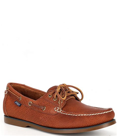 Polo Ralph Lauren Men S Bienne Leather Boat Shoes Dillard S