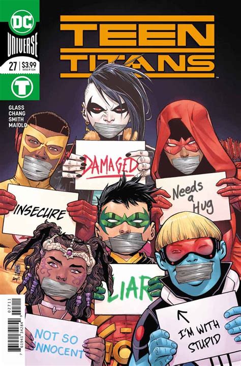 Dc Comics Universe And Teen Titans 27 Spoilers Damian Wayne Robin Set