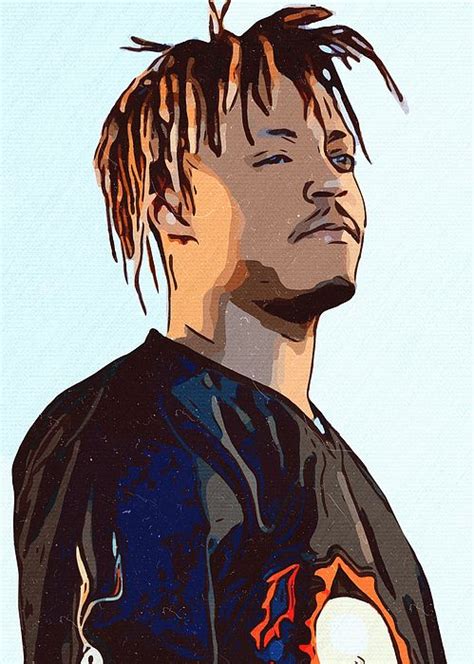 Juice is a liquid that is naturally contained in fruit and vegetables.juice is prepared by mechanically squeezing fruit or vegetable flesh.popular beverage choice after the. Juice WRLD Artwork by New Art in 2020 | Art, New art, Artwork