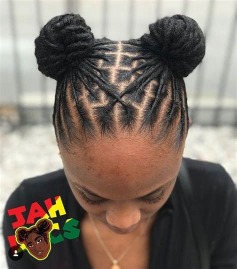 If your dreadlocks are formed into an average sized number, you can create the knots around your head in a fashion similar to this. Pin by Cole World on Beautiful LOCS | Natural hair styles ...