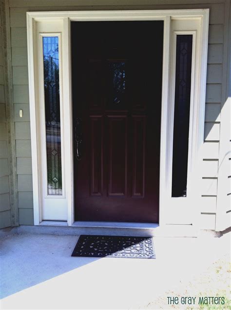 Plum Front Door House Design Home Front Door