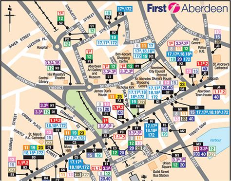 Aberdeen City Centre Map WEB March2020 WEB 