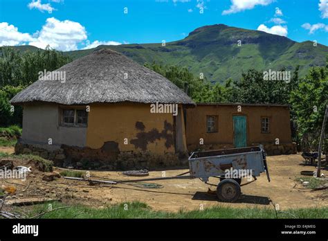 Basotho Traditional House Lesotho Africa Hi Res Stock Photography And