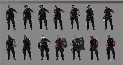 It features an original story about an investigative journalist who returns to a. Capcom Vancouver on Twitter: "To Serve and Infect: concept art of the zombie cops of Los ...