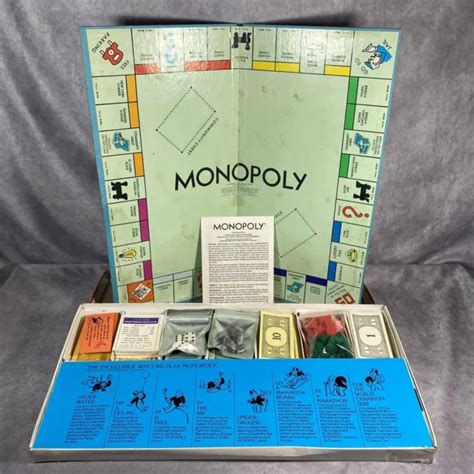 Vintage Monopoly Board Game Parker Brothers 1973 Missing 1 Chance