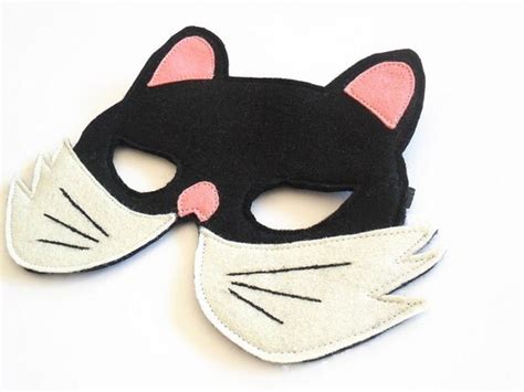 Black Cat Kid Animal Mask Children Carnival Mask Dress Up Costume