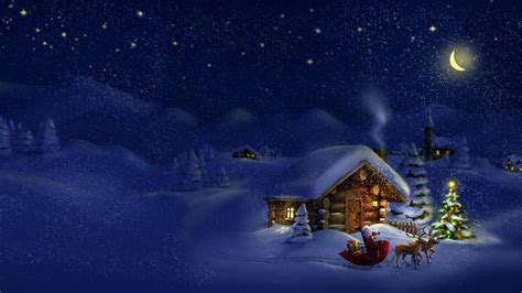 Snowy Christmas Backgrounds 48 Images