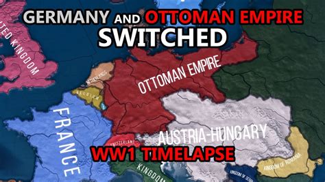 GERMAN EMPIRE And OTTOMAN EMPIRE SWITCHED HOI4 Great War Redux
